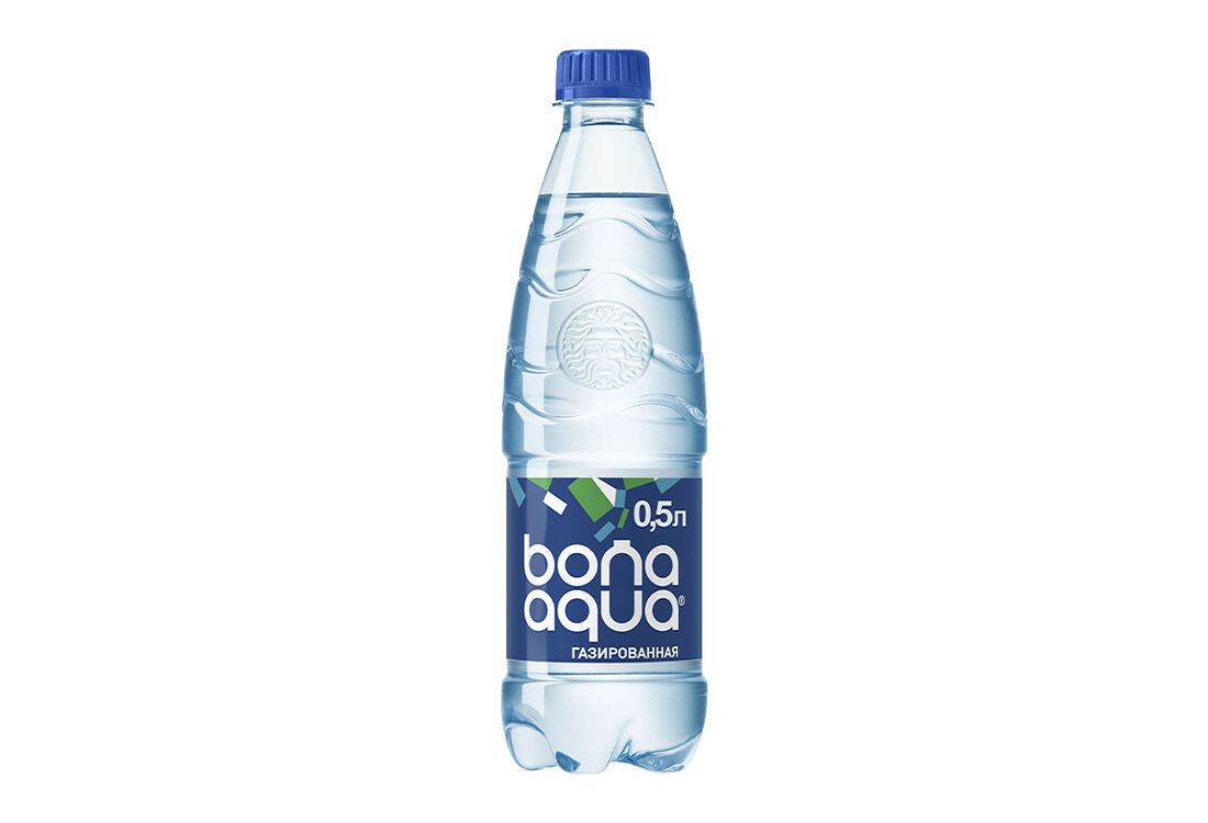 Минеральная вода BonAqua газированная