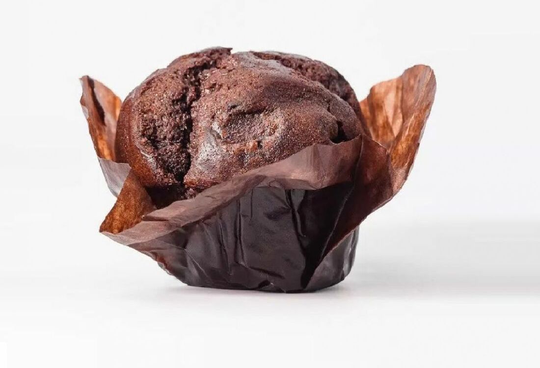 Маффин с шоколадной начинкой