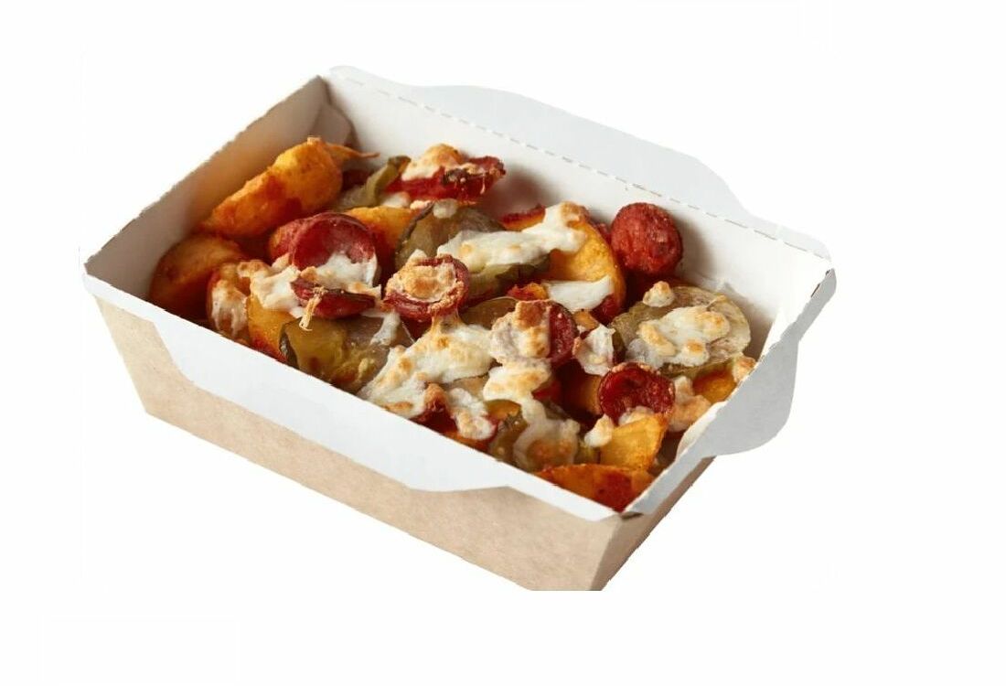 Ланч Картофель с колбасками
