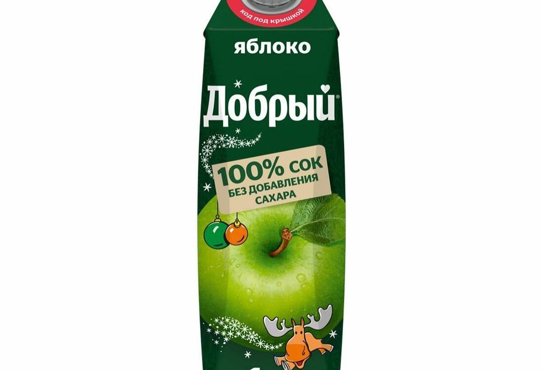 Сок Добрый 1 л яблоко