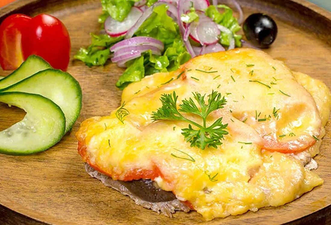Мясо по-французски