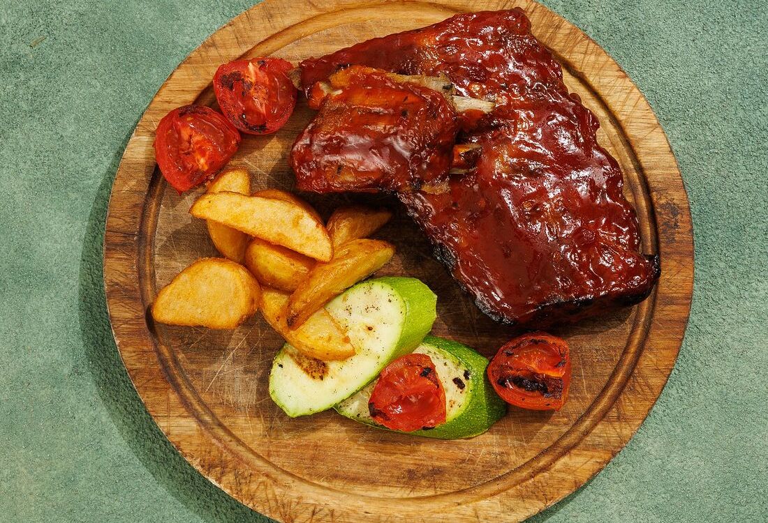Ребра свиные BBQ 