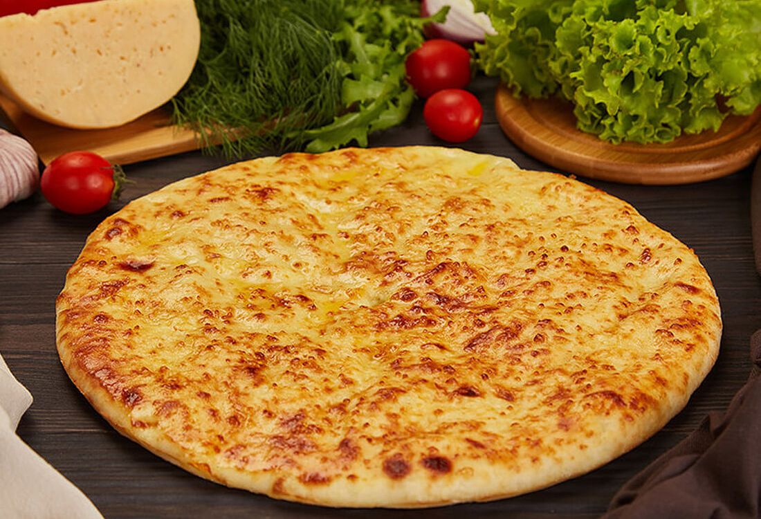 Пирог с курицей и зеленью