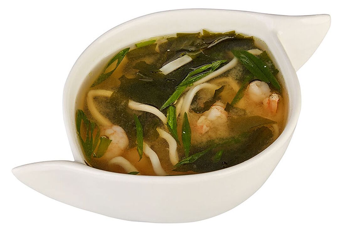 Мисо с морепродуктами