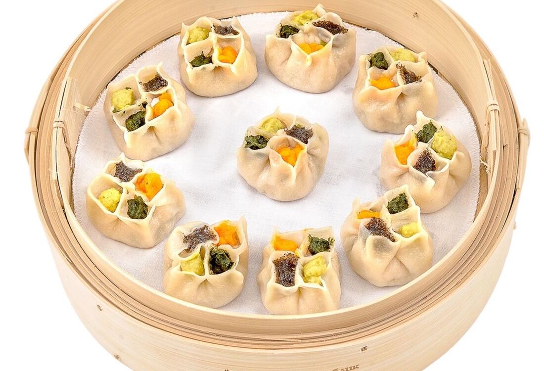 Шао Май со свининой четырёхцветные 