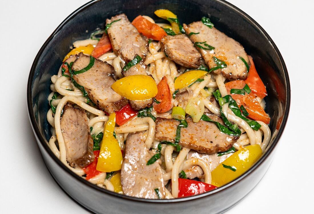 Лапша с уткой
