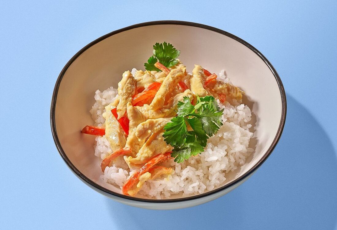 Рис курица карри