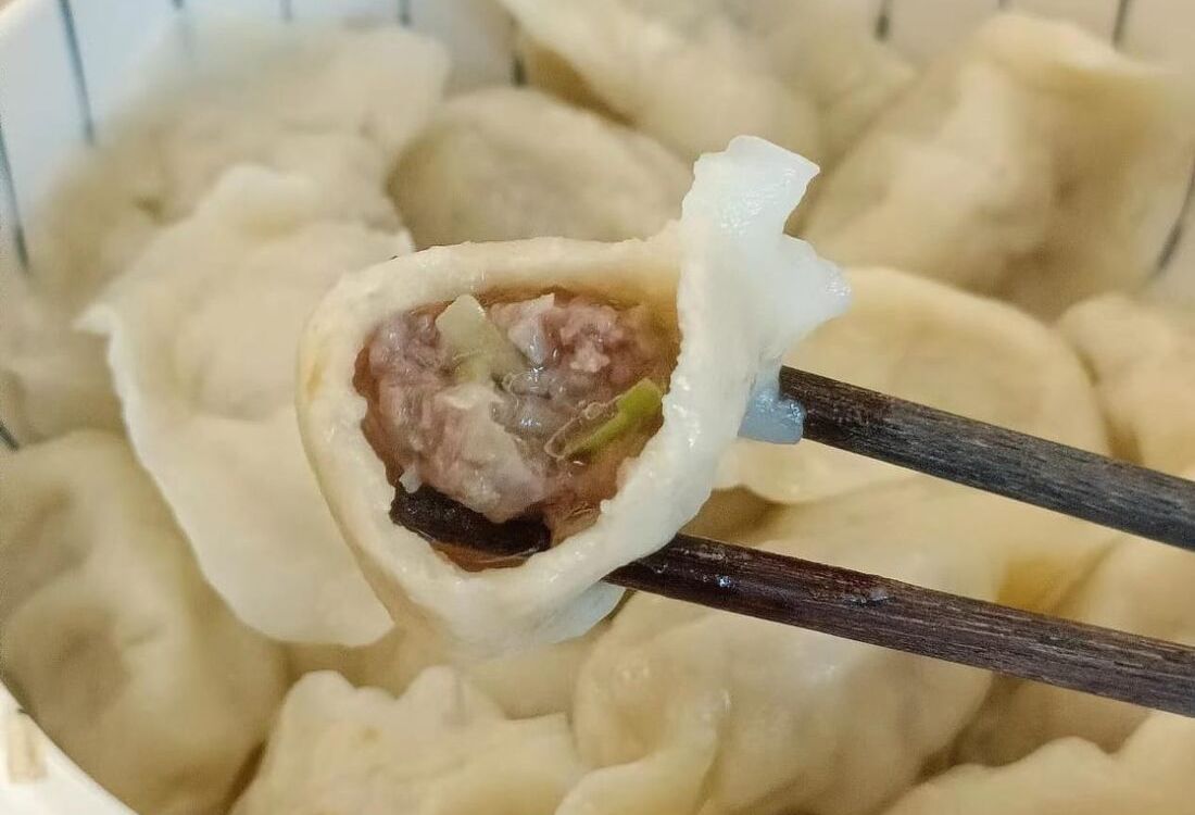 Китайские пельмени с говядиной