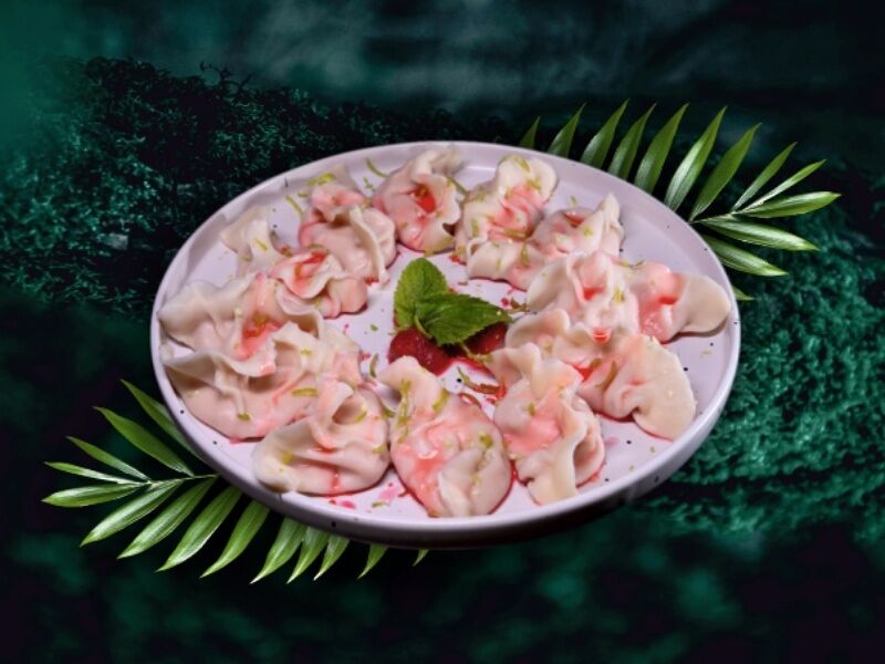 Вареники с клубникой