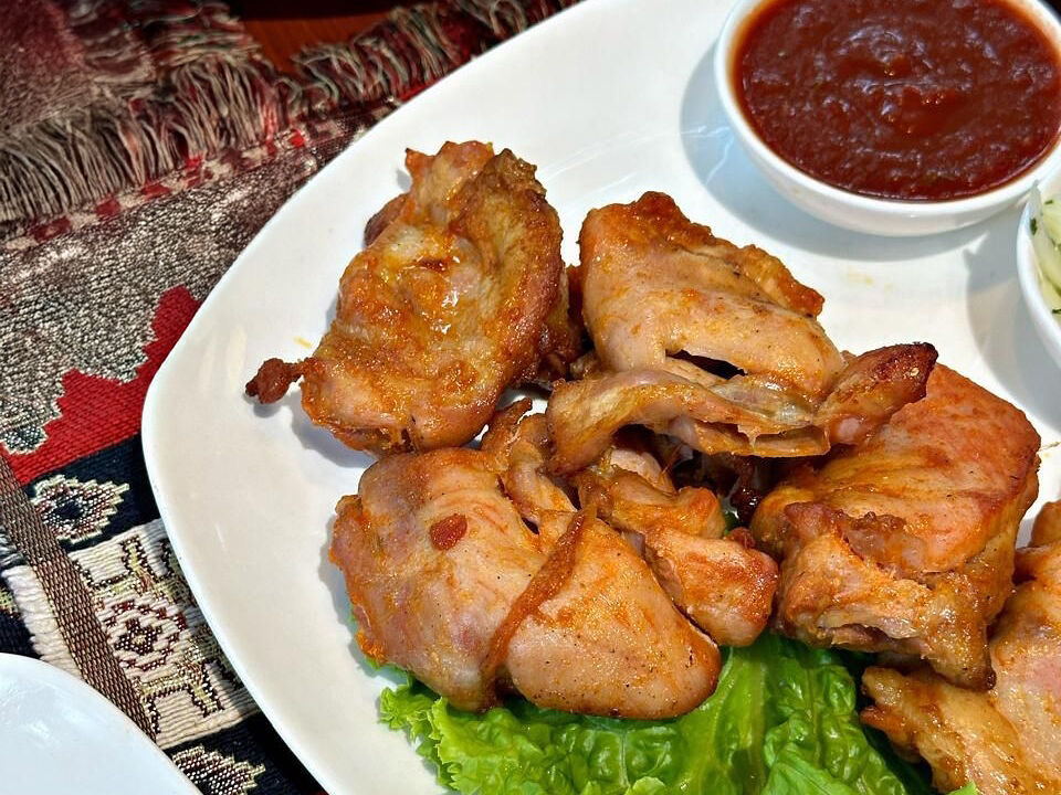 Шашлык из куриного бедра