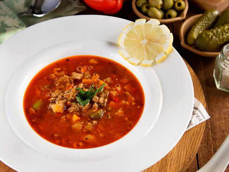 Солянка сборная мясная