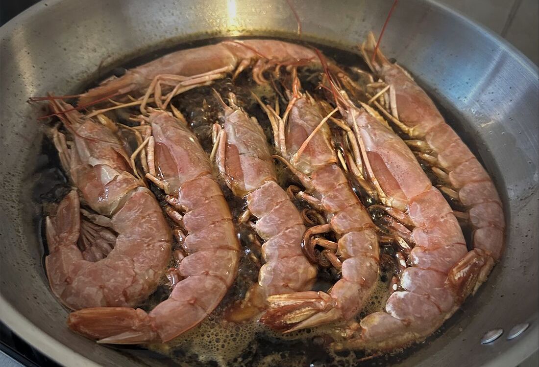 Лангустины жареные