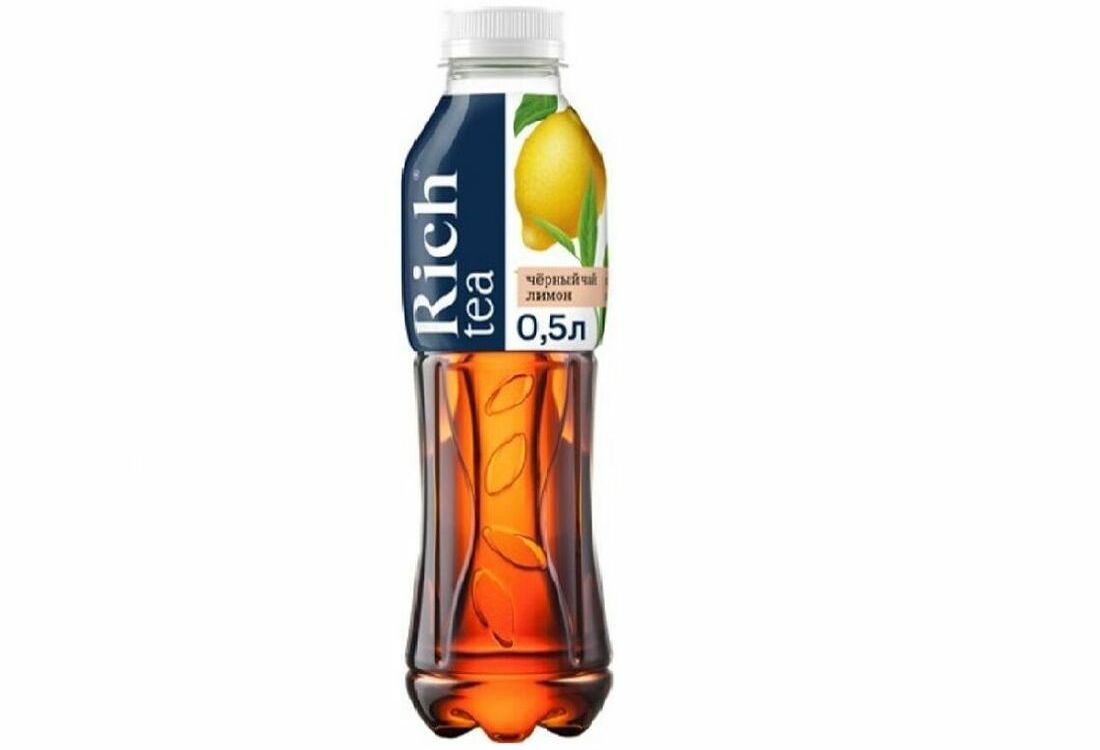 Чай Рич 0,5 л черный с лимоном